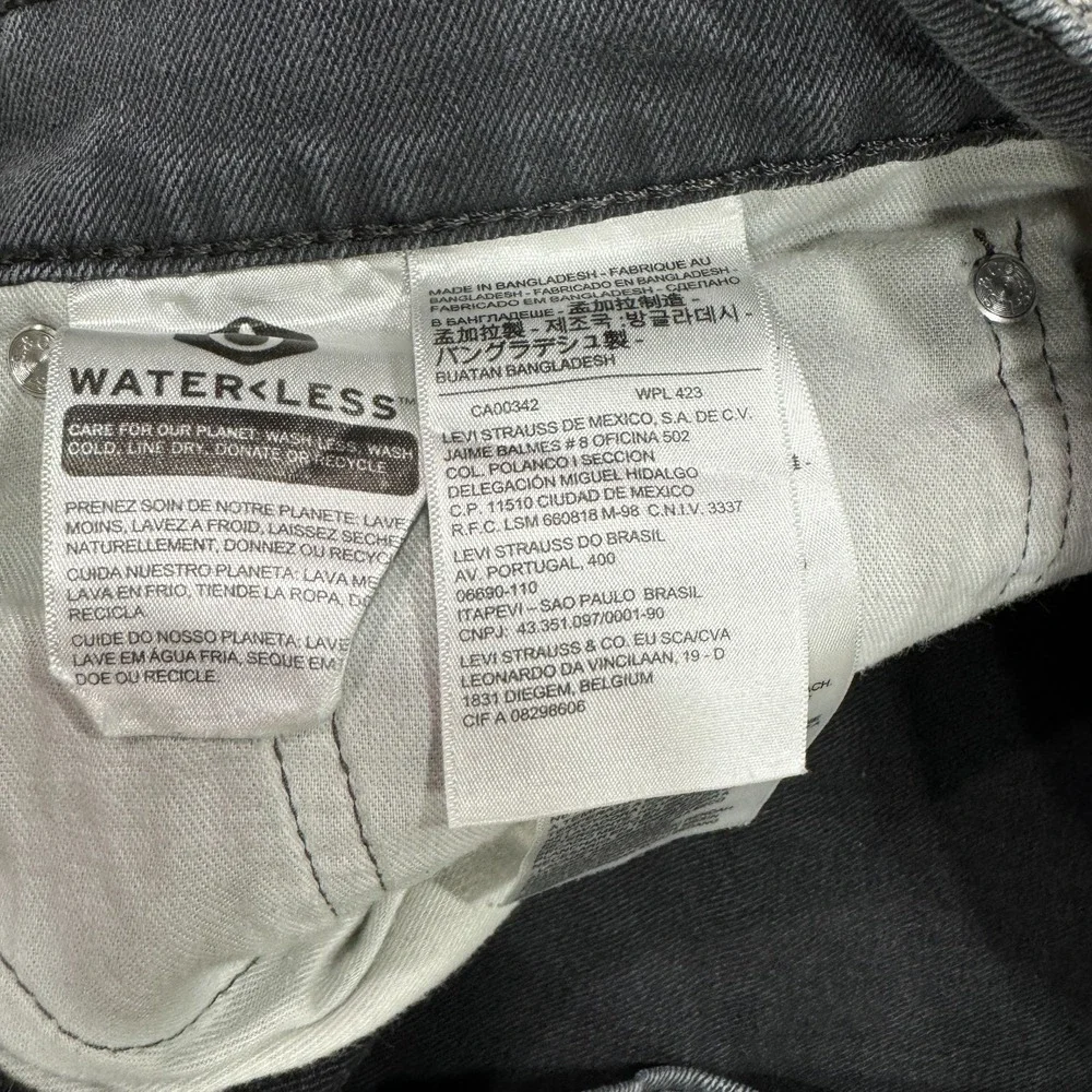 Levis Jeans Mens 38x32 Gray 541 Athletic Taper Fit Medium Wash Denim Work City